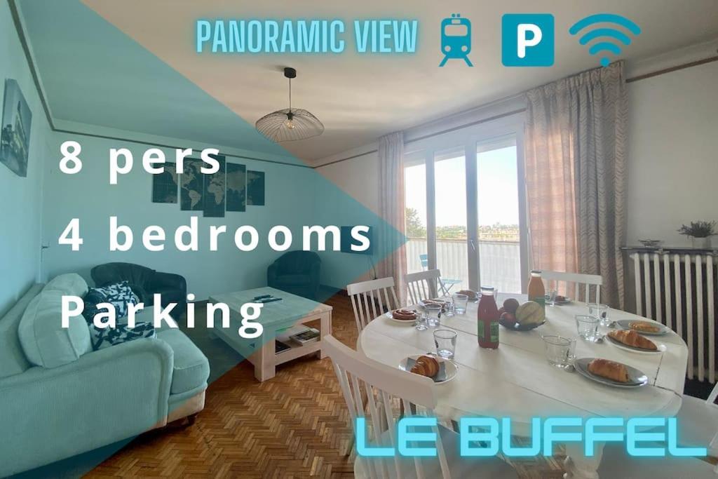 Le Buffel - Appartement 4 Chambres, Parking, Wi-Fi, Tram - 8Pers Montpellier Bagian luar foto